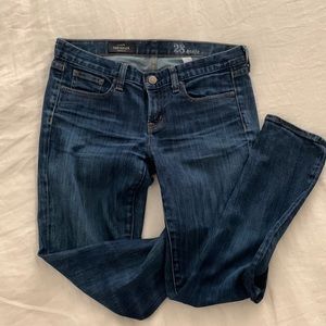 J. Crew Women's Ankle Jeans - Dark Blue